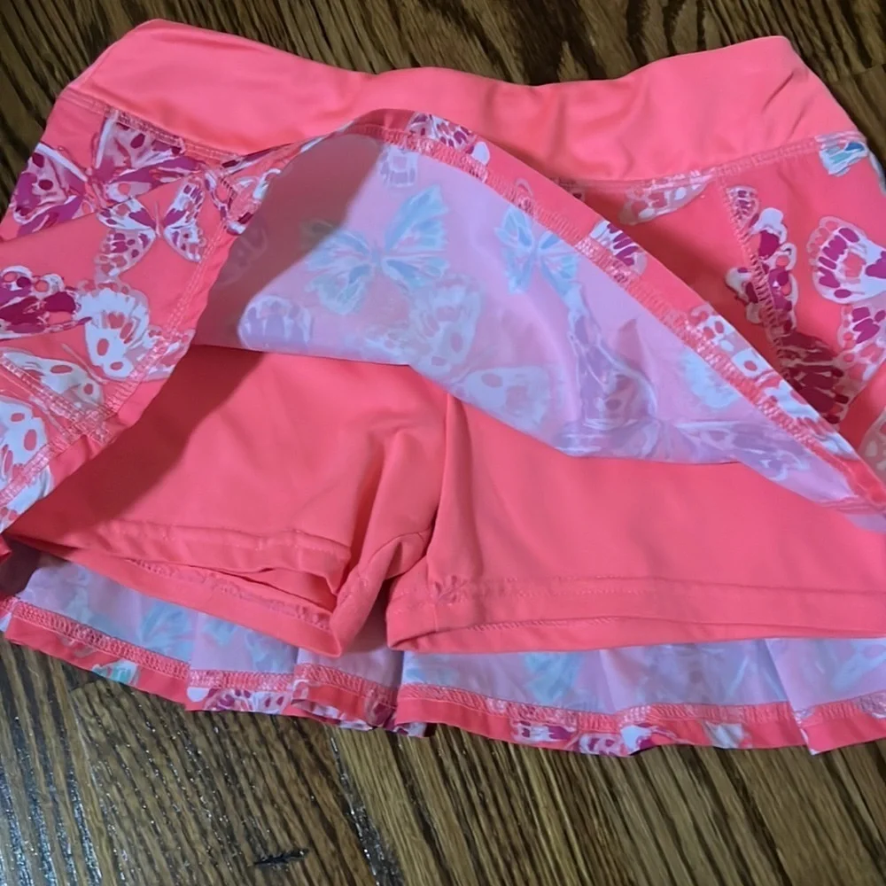 Gymboree girls butterfly tank/skort set and shirt/leggings size medium (7/8)